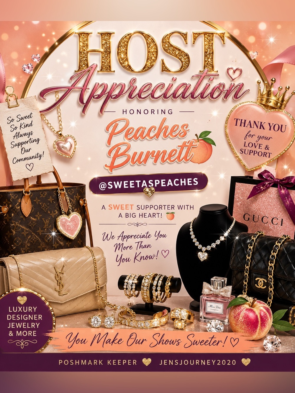 Host Appreciation Day @sweetaspeaches TBD